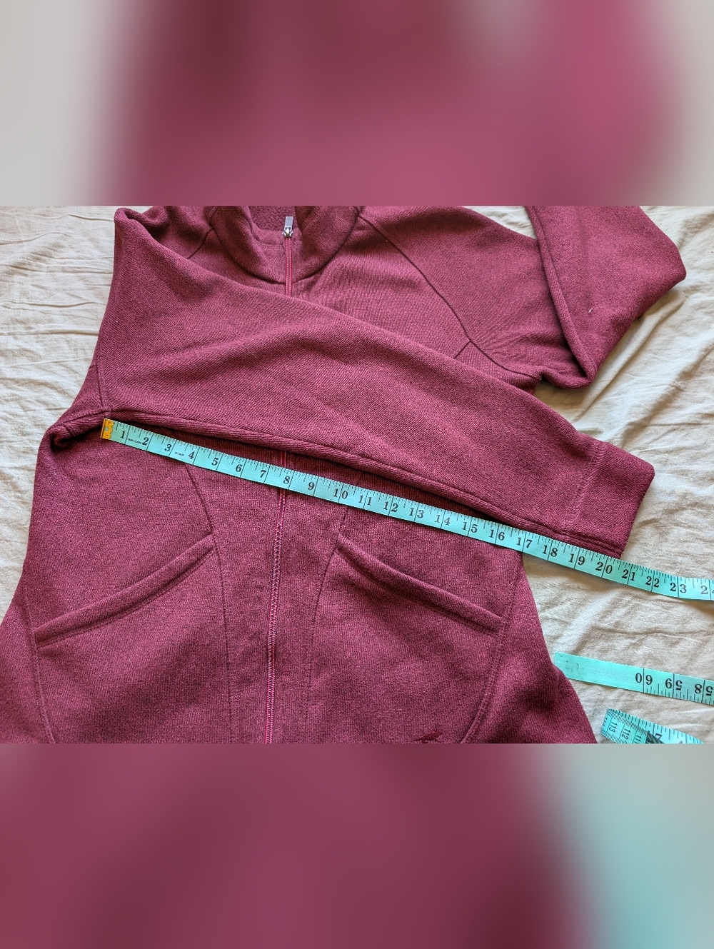 Horny Toad Full Zip Knit Jacket Women’s Large Red/Pink - Picture 8 of 8